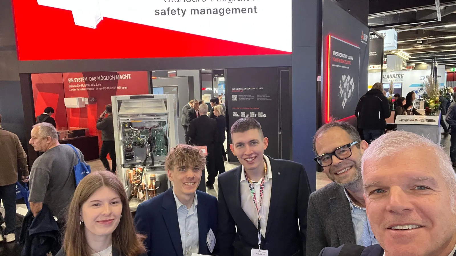 Redaktionsteam der KLK auf der Chillventa
